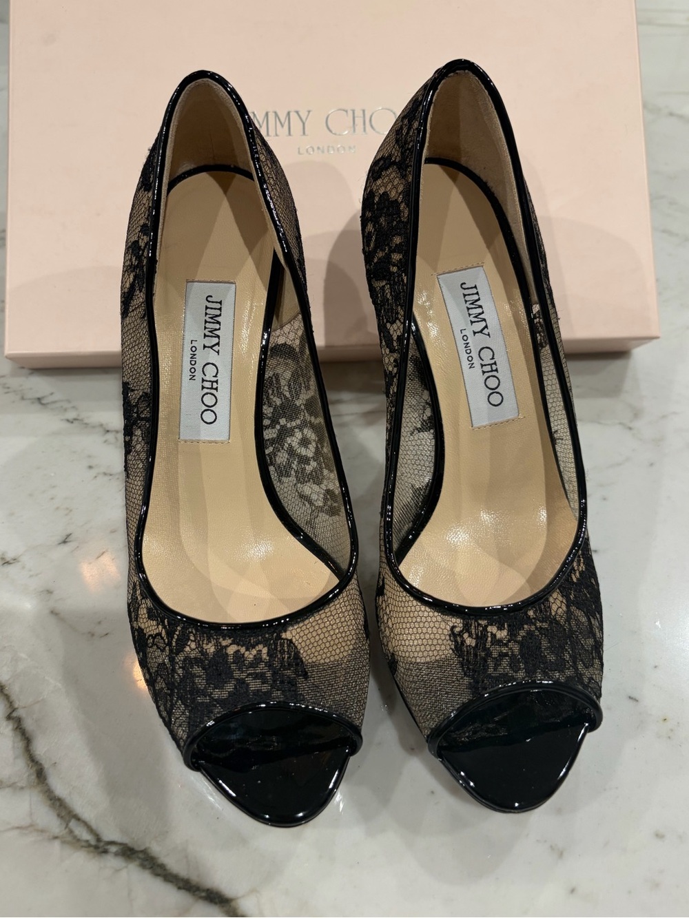 Jimmy Choo lace pumps- 6.5 NEW - Picture 2 of 16